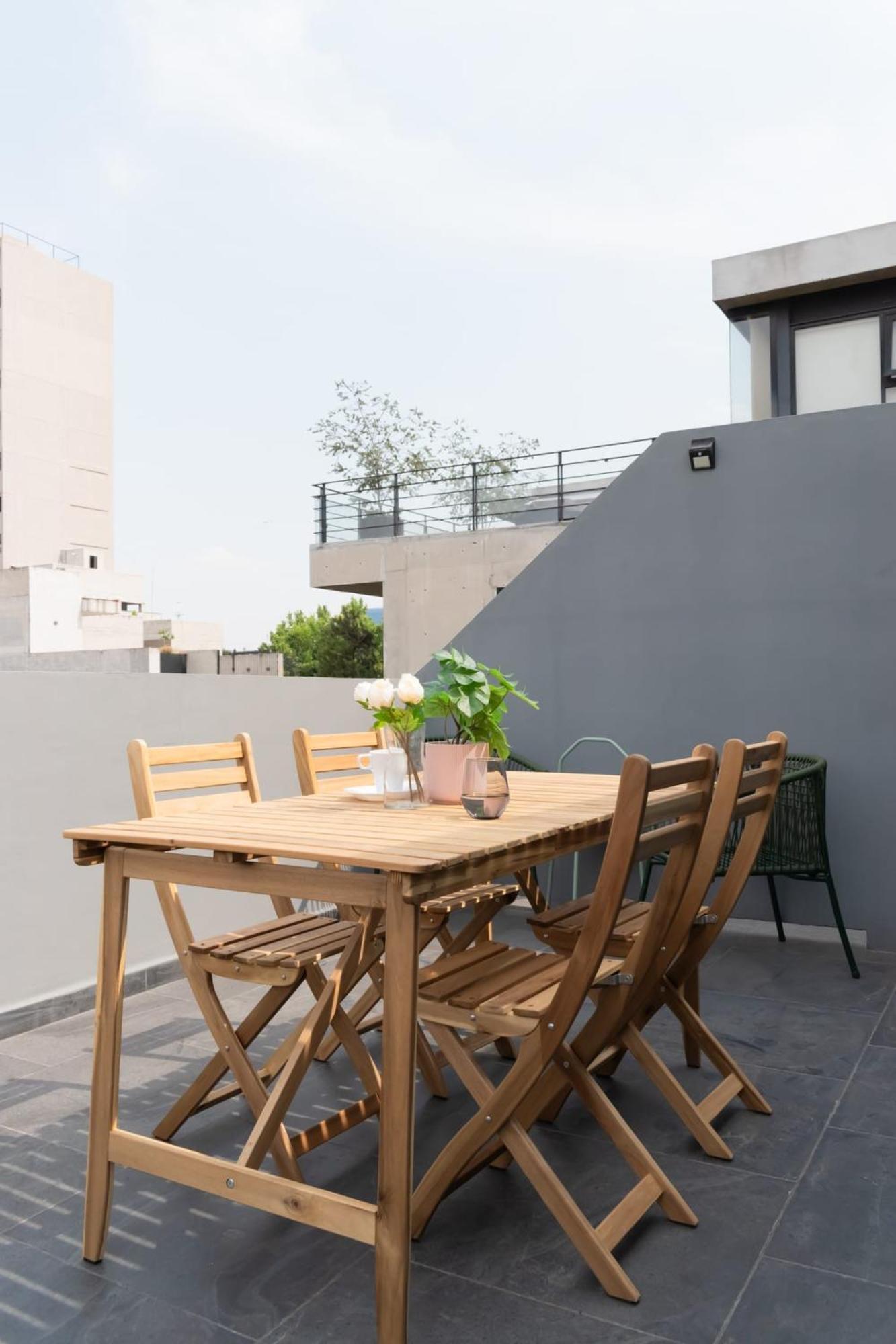 Asombrosa Terraza Gran Vista En La Condesa Apartment *